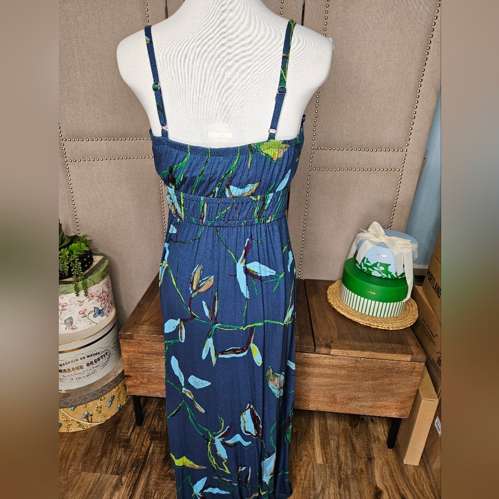 Soma Sketch Leaves Ink Sleevless Bra Top Dress - Picture 4 of 15